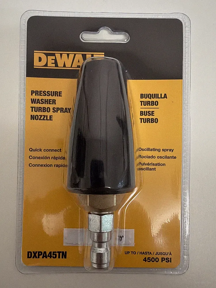 Dewalt DXPA45TN 4500 PSI Pressure Washer Turbo Spray Nozzle NEW, Sealed, free sh