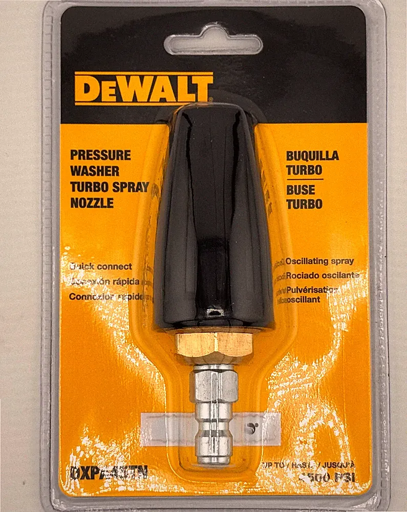 DEWALT DXPA45TN PRESSURE WASHER TURBO SPRAY NOZZLE - NEW - FREE SHIPPING!!!