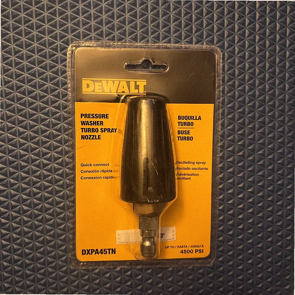 DeWalt - DXPA45TN - Turbo Nozzle Hot/Cold Water 4500 PSI Pressure Washer Sealed