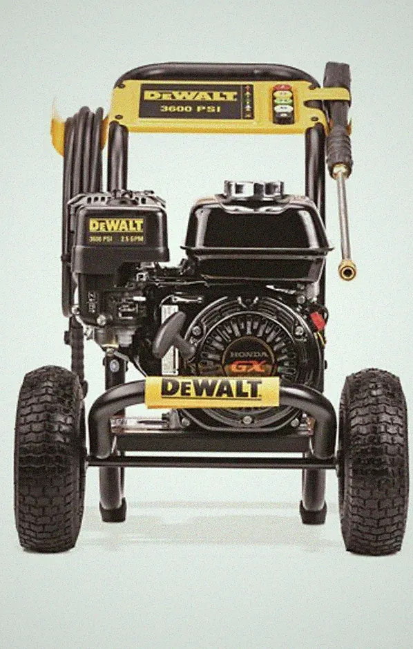 DEWALT DXPW3625 3600 PSI 2.5 GPM HONDA GX200 Gas Cold Water Pressure Washer