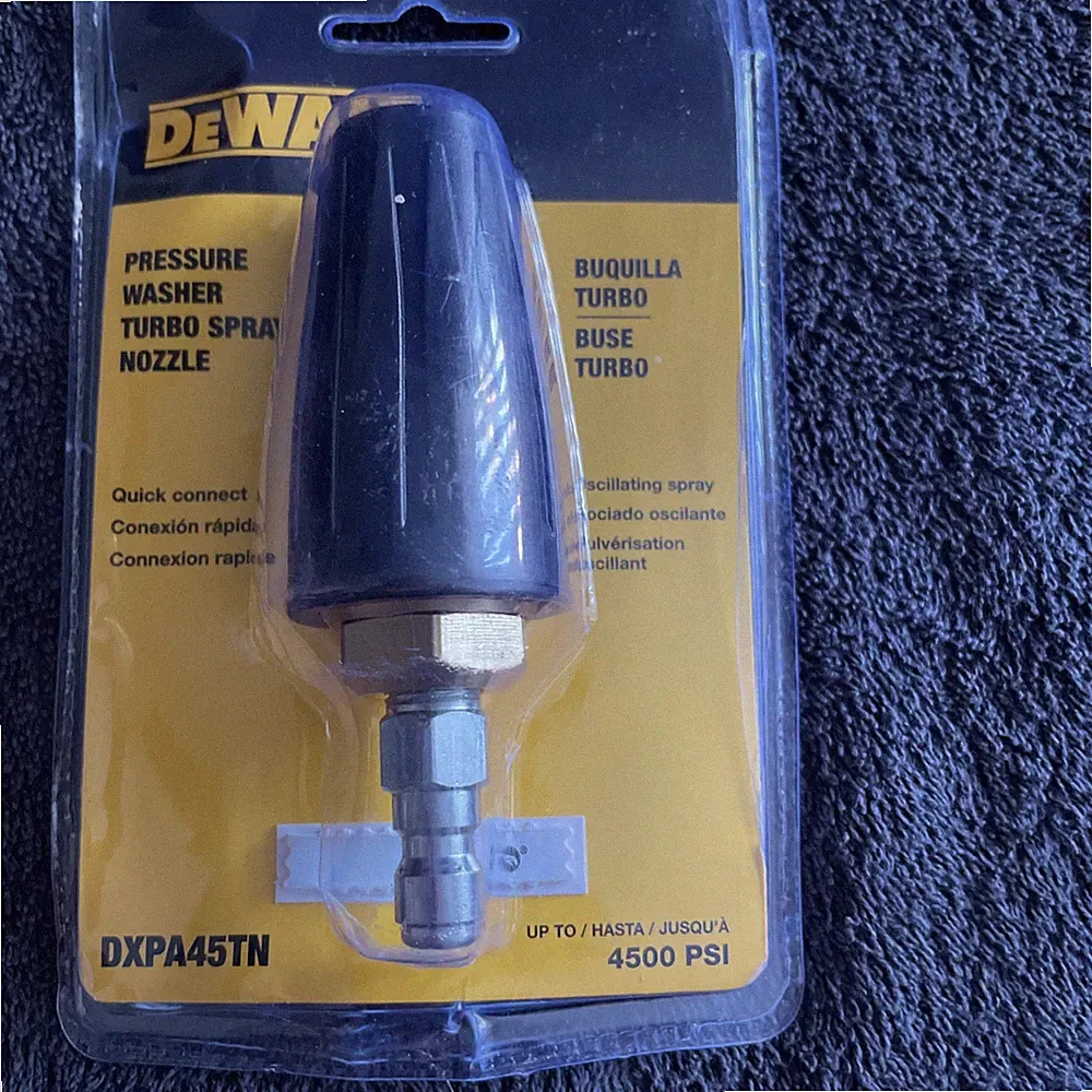 DeWalt Pressure Washer Turbo Spray Nozzle DXPA45TN