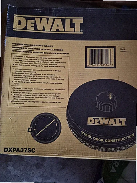DEWALT Universal 18 in. Surface Cleaner for Cold Water Pressure Washers 3700 PSI