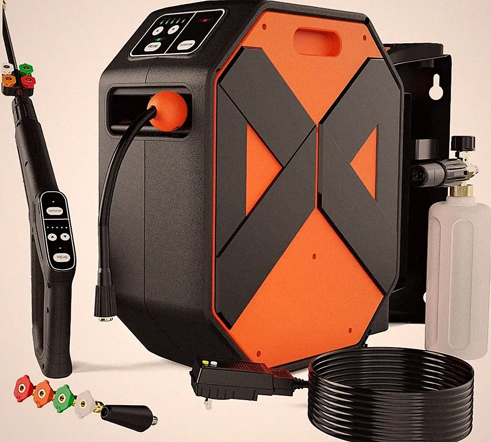 DGIVOVO Wall Mounted Electric Pressure Washer, 3500 PSI 2.5 GPM