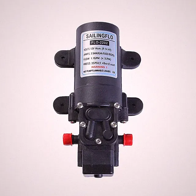 Diaphragm Water Pressure Pump for Caravan/RV/Boat/Marine 12V DC 1.1 GPM 35 PS...
