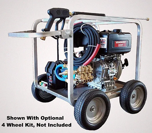 Diesel Pressure Washer 4000 PSI Yanmar with Recoil Start