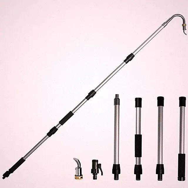 Diivoo Gutter Cleaning Tools from The Ground,Adjustable Gray