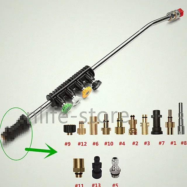 Dirt Blaster Pressure Washer Gun Metal Wand Lance For Karche LAVOR Nilfisk HUTER
