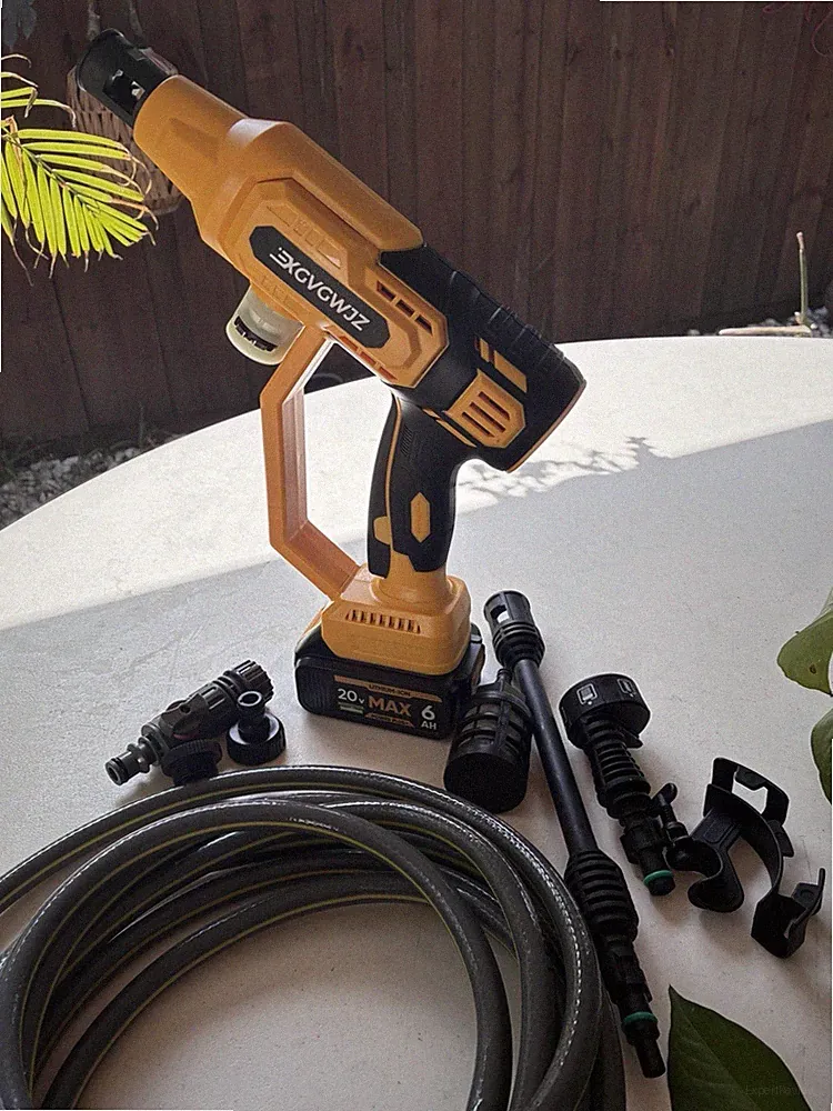 DIYTOOLIFZ XCVQWZ 20V Cordless Cold Water Pressure Washer 800 PSI Kit