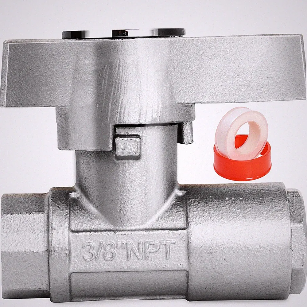 DN10 Ball Valve Pressure Washer 3/8 Inch Stainless Steel Shut Off 5000 PSI