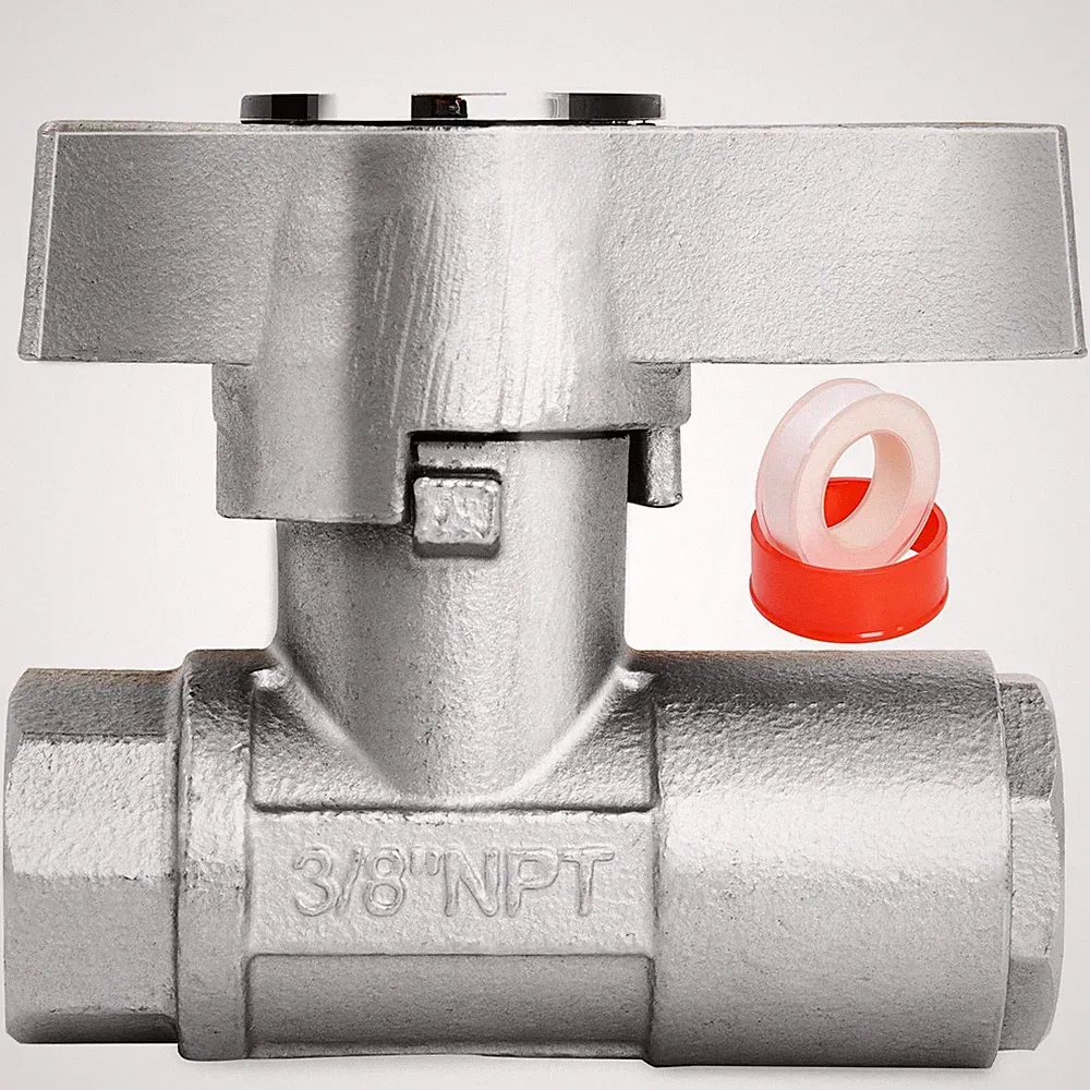 DN10 Ball Valve Pressure Washer 3/8 Inch Stainless Steel Shut Off 5000 PSI