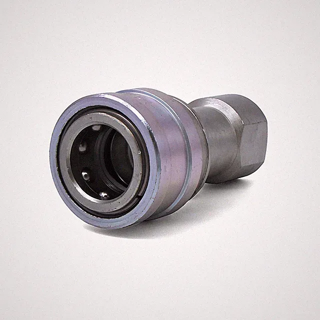 Double Shut-Off Coupler, 3/8" FPT 3700 PSI Plated Steel