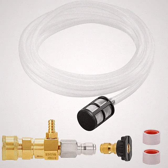 Downstream Injector for Pressure Washer, Chemical Power Washer Injector kit,...