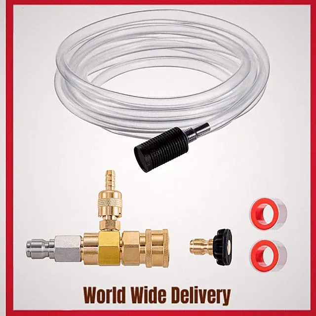 Downstream Injector for Pressure Washer, Power Washer Chemical 4000 PSI