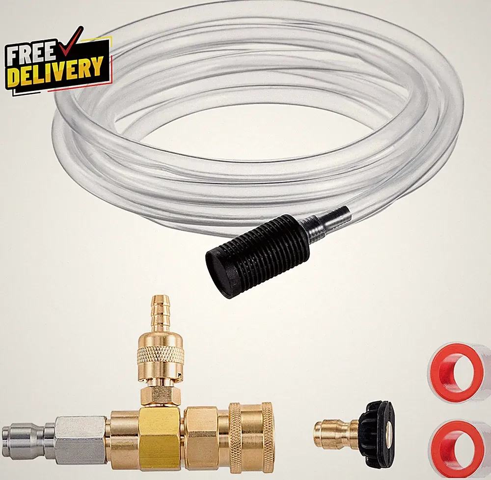 Downstream Injector for Pressure Washer Power Washer Chemical Injector Kit Soap