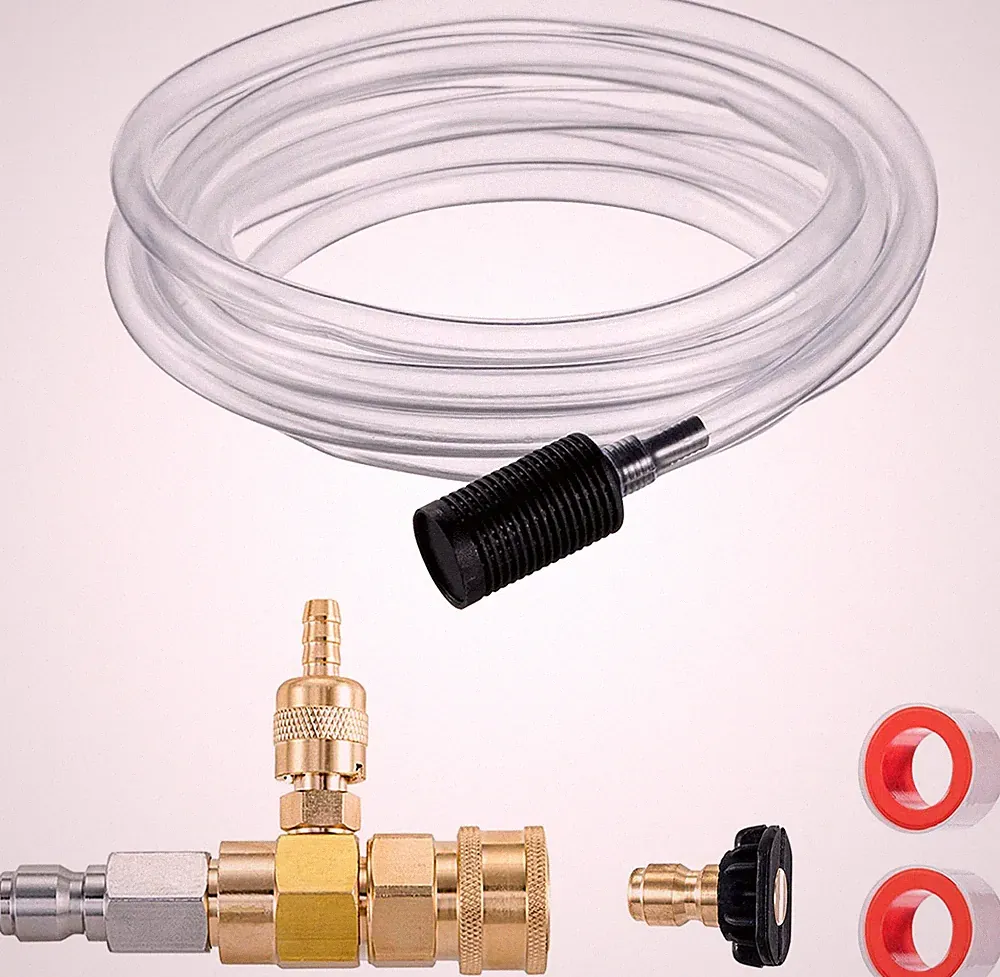 Downstream Injector for Pressure Washer Power Washer Chemical Injector Kit Soap