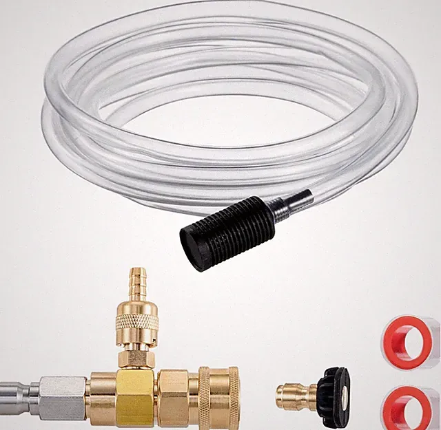 Downstream Injector for Pressure Washer, Power Washer Chemical Kit,...