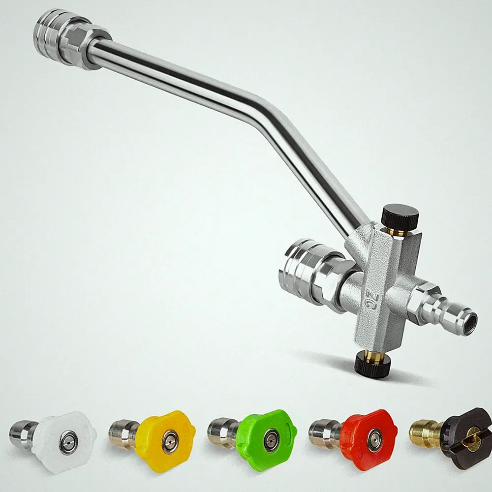 Dual Connector Accessory For Pressure Washer Double Tip Attachment For Soap C...