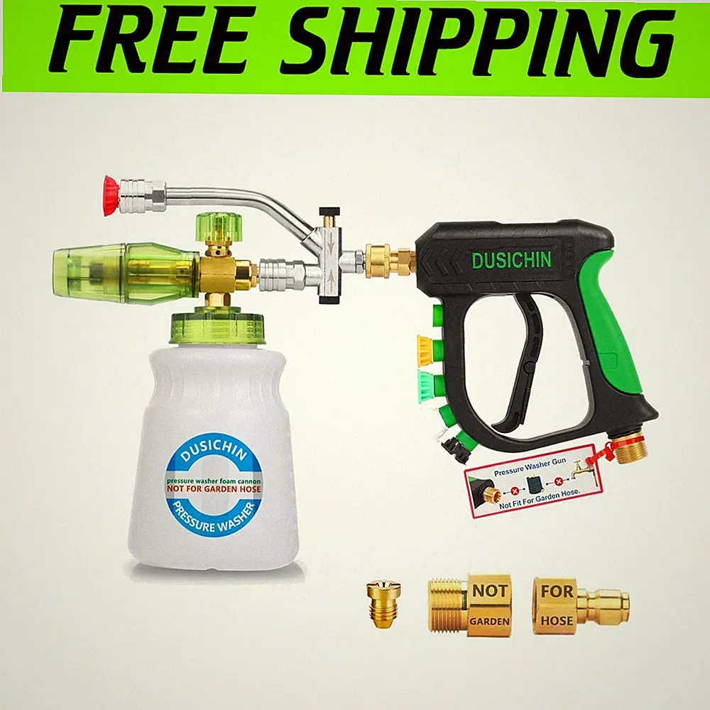 Dual Connector Foam Cannon for Pressure Washer