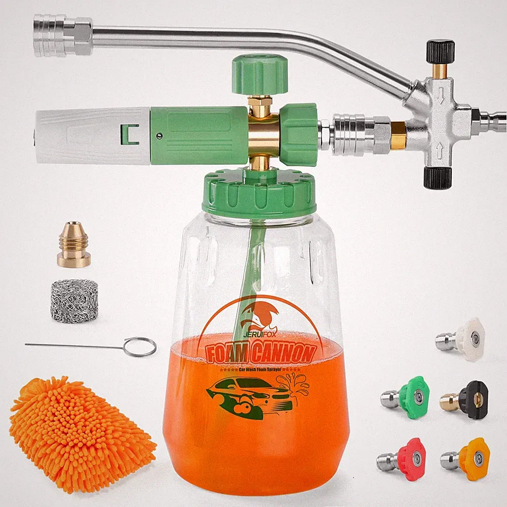 Dual Connector Foam Cannon for Pressure Washer, Pressure Washer Foam Cannon f...