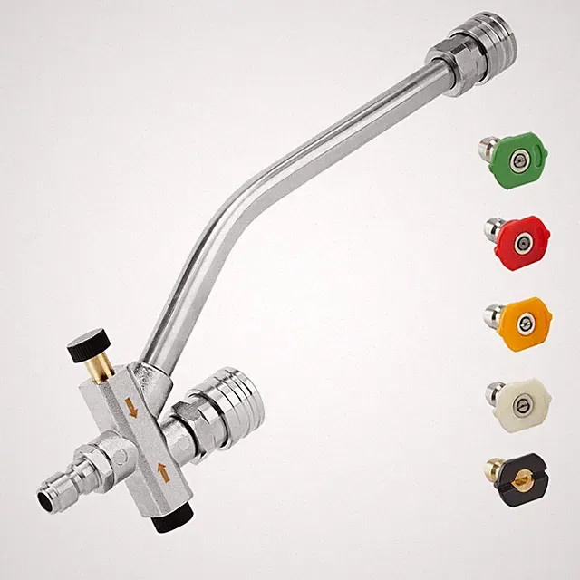 Dual Connector Lance Pressure Washer Foam Cannon, Power Washer Soap Attachmen...
