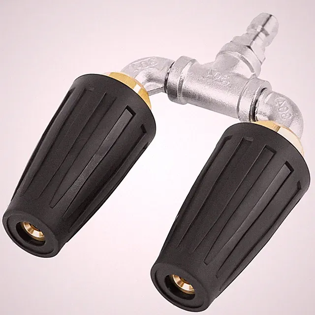 Dual Turbo Nozzle Pressure Washer, 2.0mm Orifice Twin Turbo Nozzle, 360° Rota...