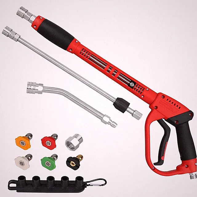 Durable Pressure Washer Gun with Replacement Wand, Power Washer Gun with 17 I...