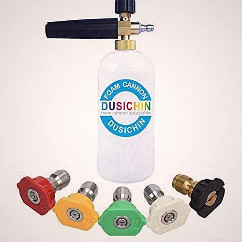 DUSICHIN DUS-007 Snow Foam Lance Foam Cannon Adjustable Jet Wash Quick Release 5