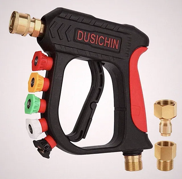 DUSICHIN DUS-220 Short Wand High Pressure Washer Gun,3000 PSI Max, 5 Pressure