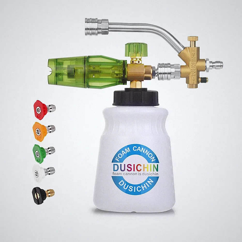 DUSICHIN Foam Cannon Snow Foam Lance 4000 PSI Pressure Washer, Dual-end Conne...