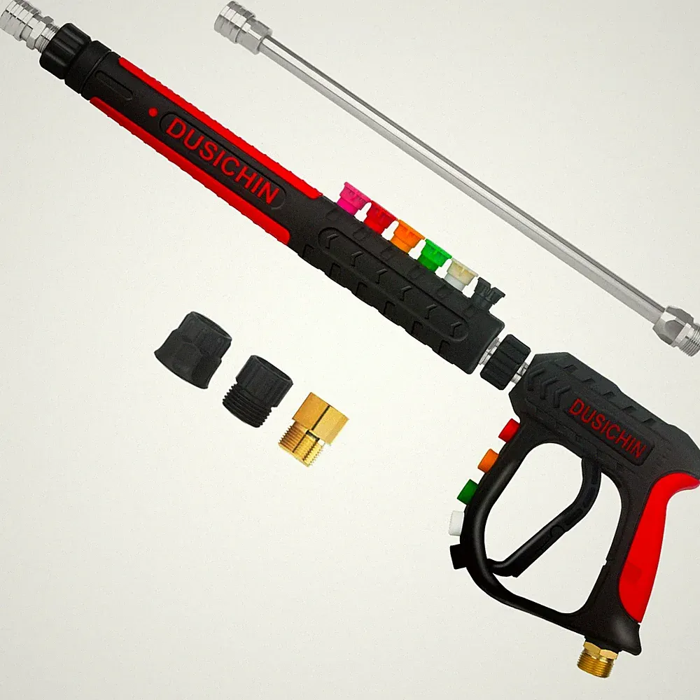 DUSICHIN Pressure Washer Accessory Gun Long Wand | 36 inches 3 Stages Lance 6...