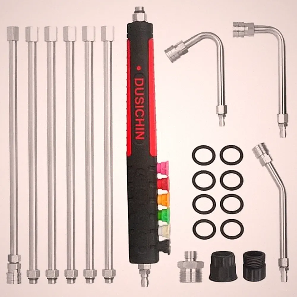 DUSICHIN Pressure Washer Extension Wand Gutter Clean Power Washer Lance