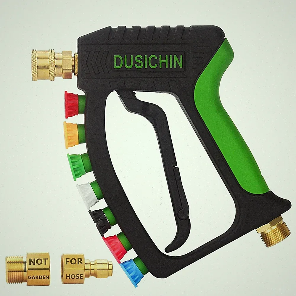 DUSICHIN Short Pressure Washer Gun 4000 PSI High Pressure Water Handle 1/4&#8221