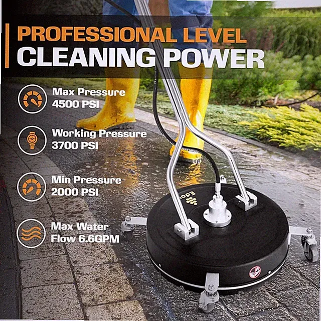 Edou Direct 20" Pressure Washer Surface Cleaner - 4500 Psi High Pressure Surface