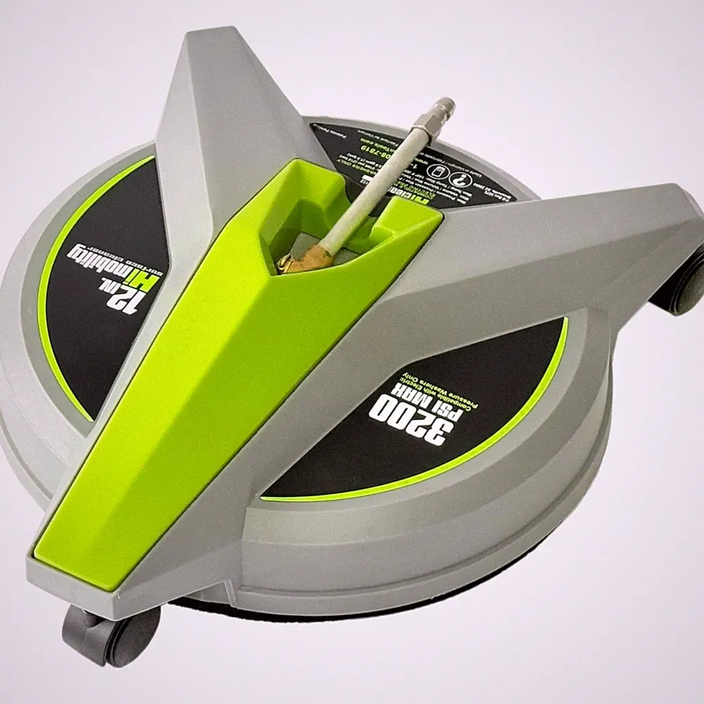 Effortless Cleaning: 12" Electric Pressure Washer Surface Cleaner - 3200 PSI