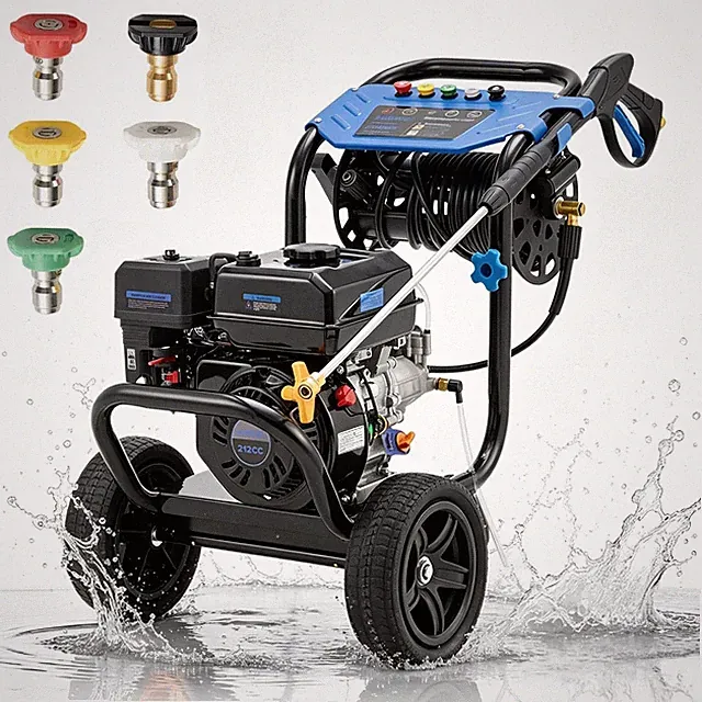 Efurden 3600PSI High Pressure Washer Gas Powered Washer 2.3GPM 212cc 5 Nozzles