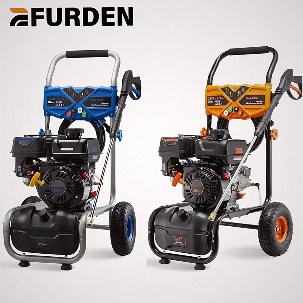 Efurden Gas Powered Washer Gas Pressure Washer 3500 PSI 2.3 GPM 209cc 4 Nozzles