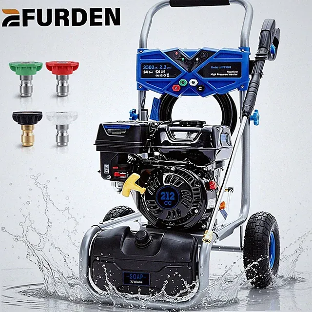 Efurden Gas Powered Washer Gas Pressure Washer 3500 PSI 2.3 GPM 212cc for Garden