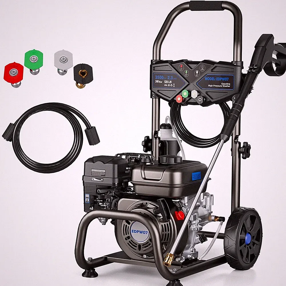 Efurden Gas Pressure Washer, 3500 PSI, 2.3 GPM, 209CC 7HP Engine, 4 Quick