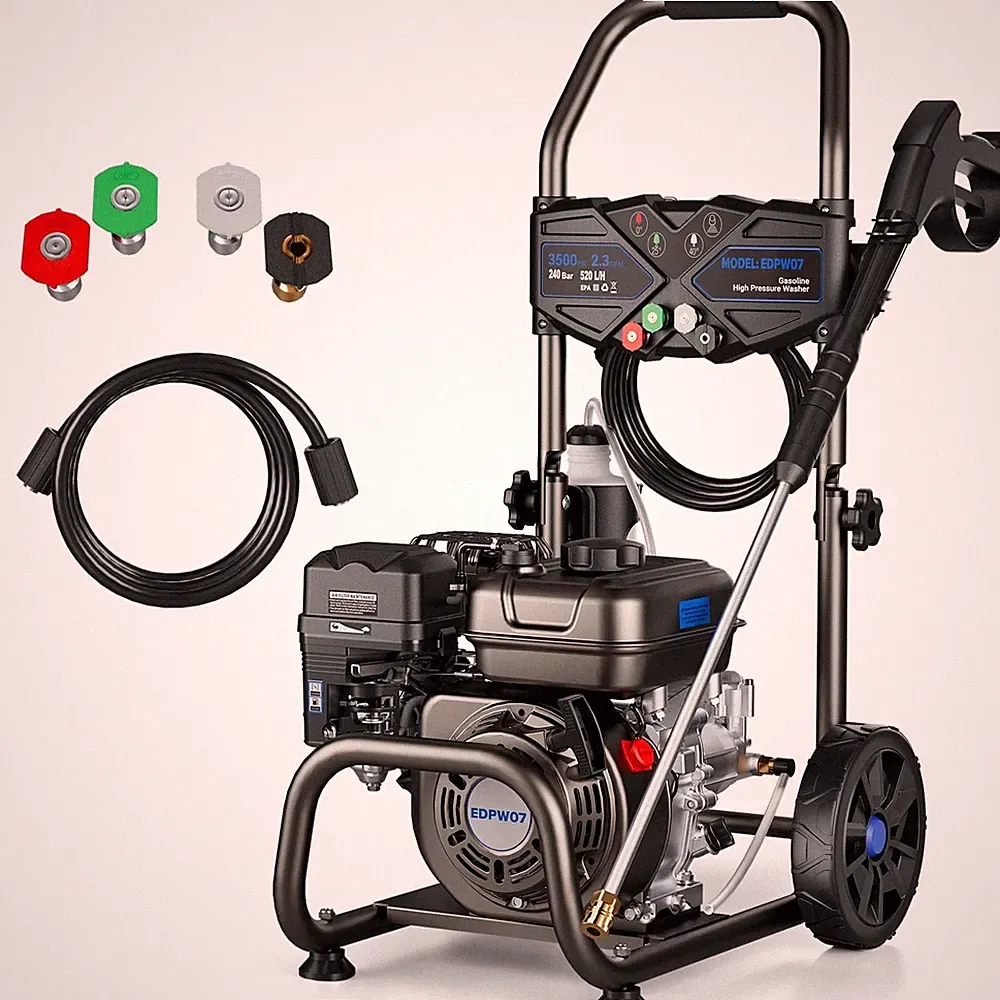 Efurden Gas Pressure Washer, 3500 PSI, 2.3 GPM, 209CC 7HP Engine, 4 Quick