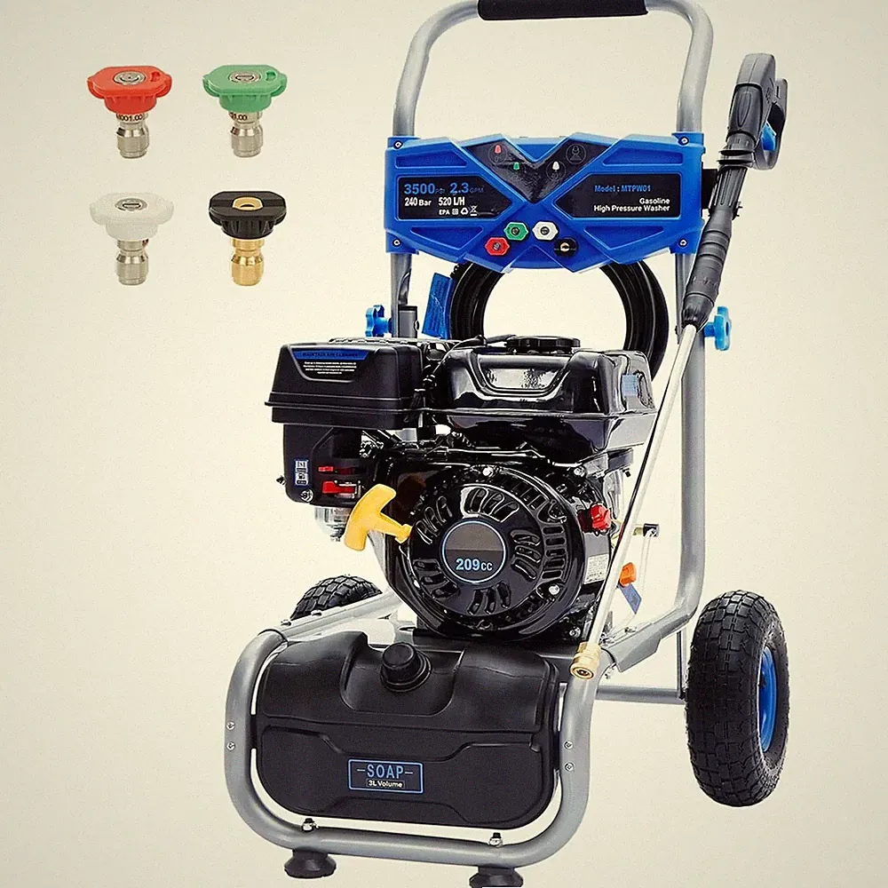 Efurden Gas Pressure Washer 3500 PSI 2.3 GPM Cold Water Gas Power Washer 209CC