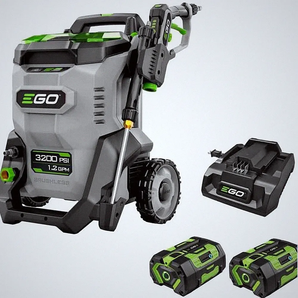EGO HPW3204-2 POWER+ 3200 PSI Pressure Washer Kit, 56V 6.0 Ah, 320W