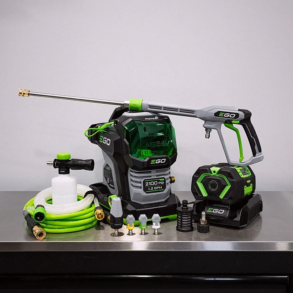 EGO Power+ 2100 PSI Compact Cordless Pressure Washer | 6.0 Ah Battery