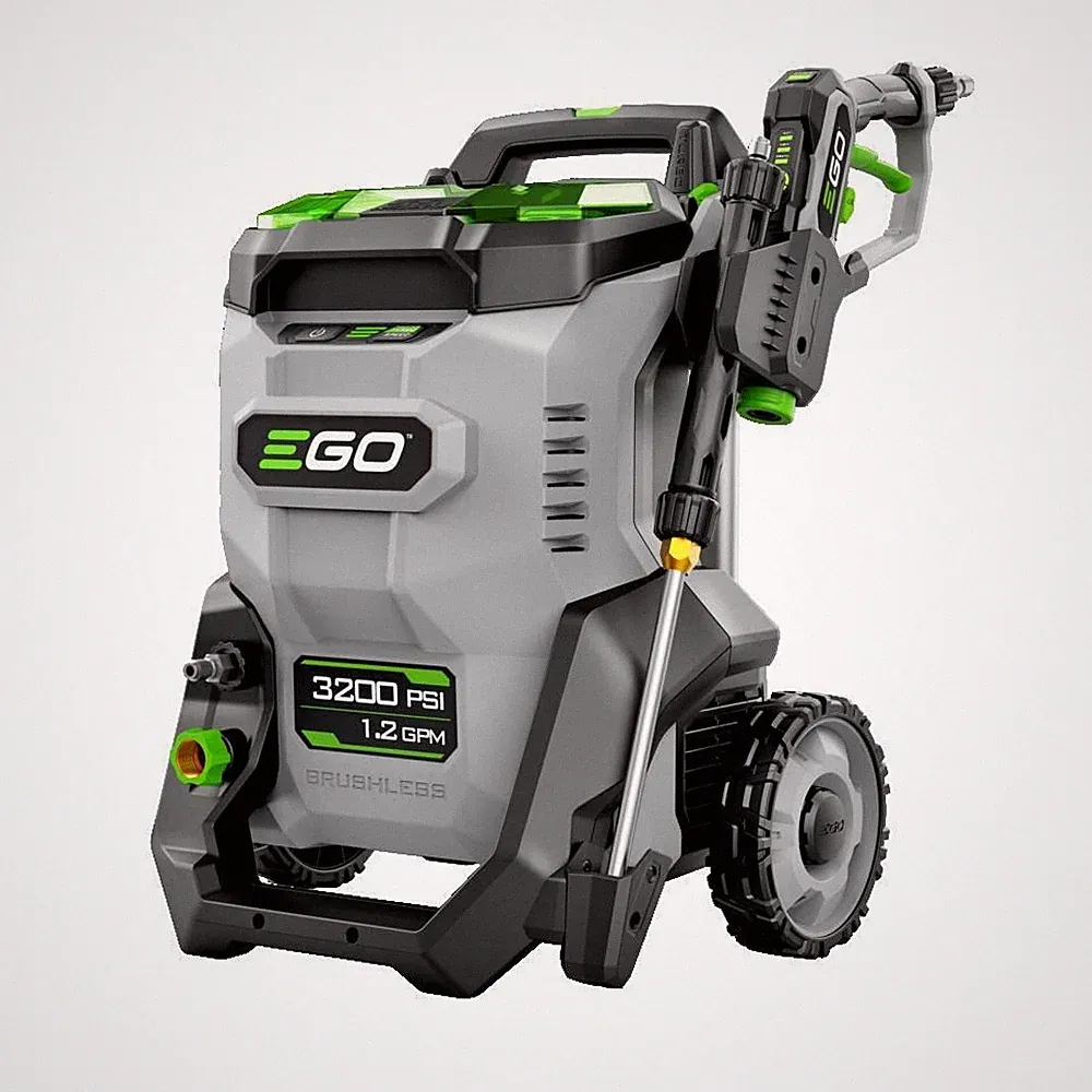 Ego Power+ 3200 Psi 1.2 Gpm Battery Powered Cold Water Pressure Washer With 5