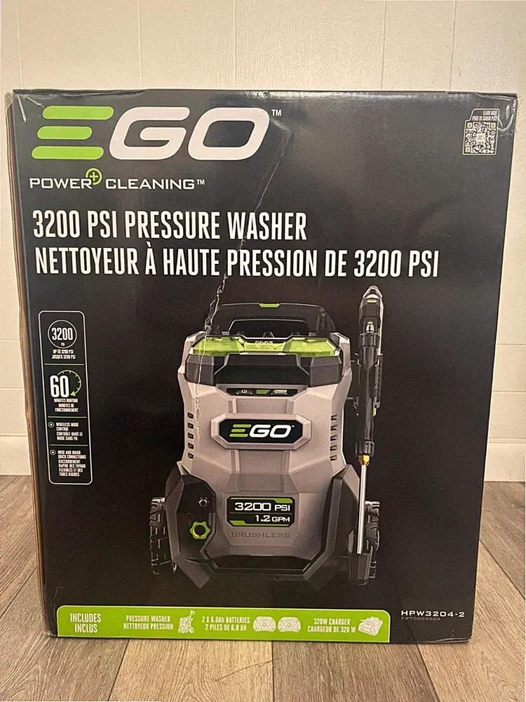 EGO POWER 3200PSI 1.2GPM Cold Water Battery Pressure washer HPW3204-2