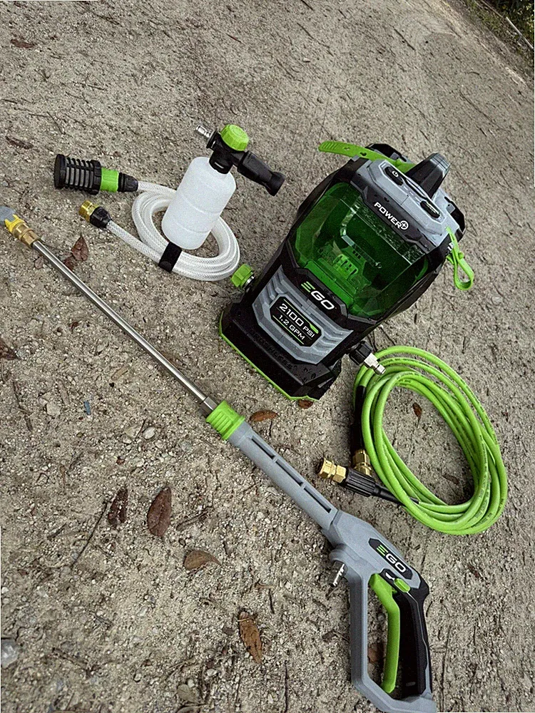 EGO POWER+ Compact 2100-PSI 1.2-GPM Cold Water Battery Pressure Washer w/ 4 Tips