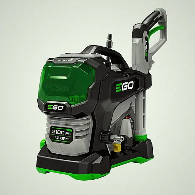 EGO POWER+ Compact 2100-PSI 1.2-GPM Cold Water Battery Pressure Washer w/ 4 Tips