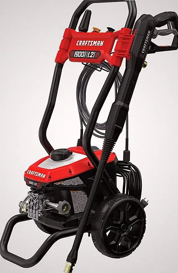 Electric Corded Electric Pressure Washer Cold Water 1900 -PSI 1.2-GPM
