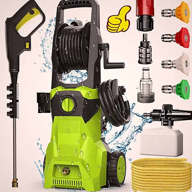 Electric High Pressure Car Washer Portable Powerful Water Spray Gun Cleaner Tool