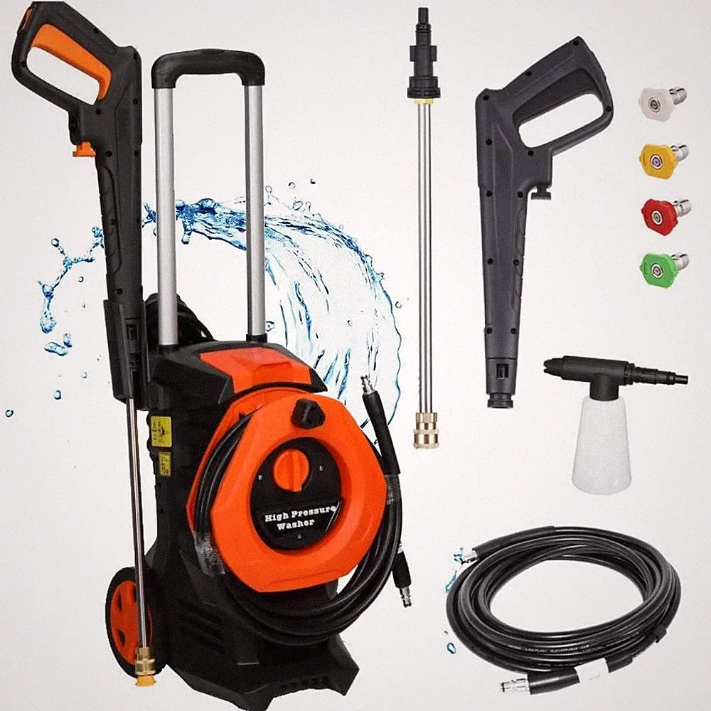 Electric High Pressure Washer 4500PSI 2GPM Power Washer with Telescopic Handle