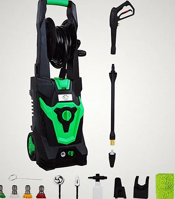 Electric High Pressure Washer with Detailer'S Package, 2030 PSI, 1.8 GPM, 1800-W